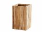 Pflanzenkübel Miguel medium, Teak 45x45x70 cm