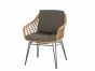 Cottage dining Sessel inkl. 2 Kissen Hara-teak | 2er Set