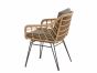 Cottage dining Sessel inkl. 2 Kissen Hara-teak | 2er Set