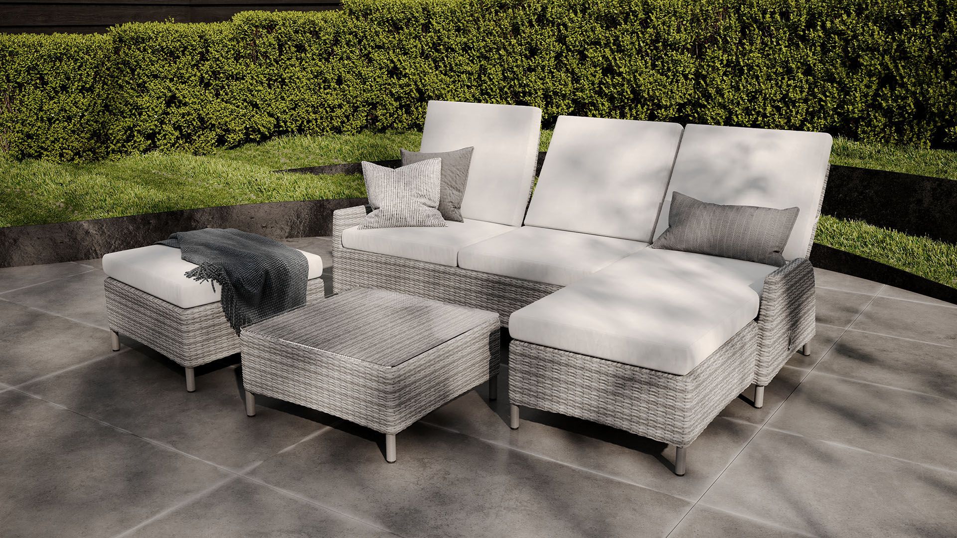 Gartenmöbel Set Pimena im Lounge Design artelia.de