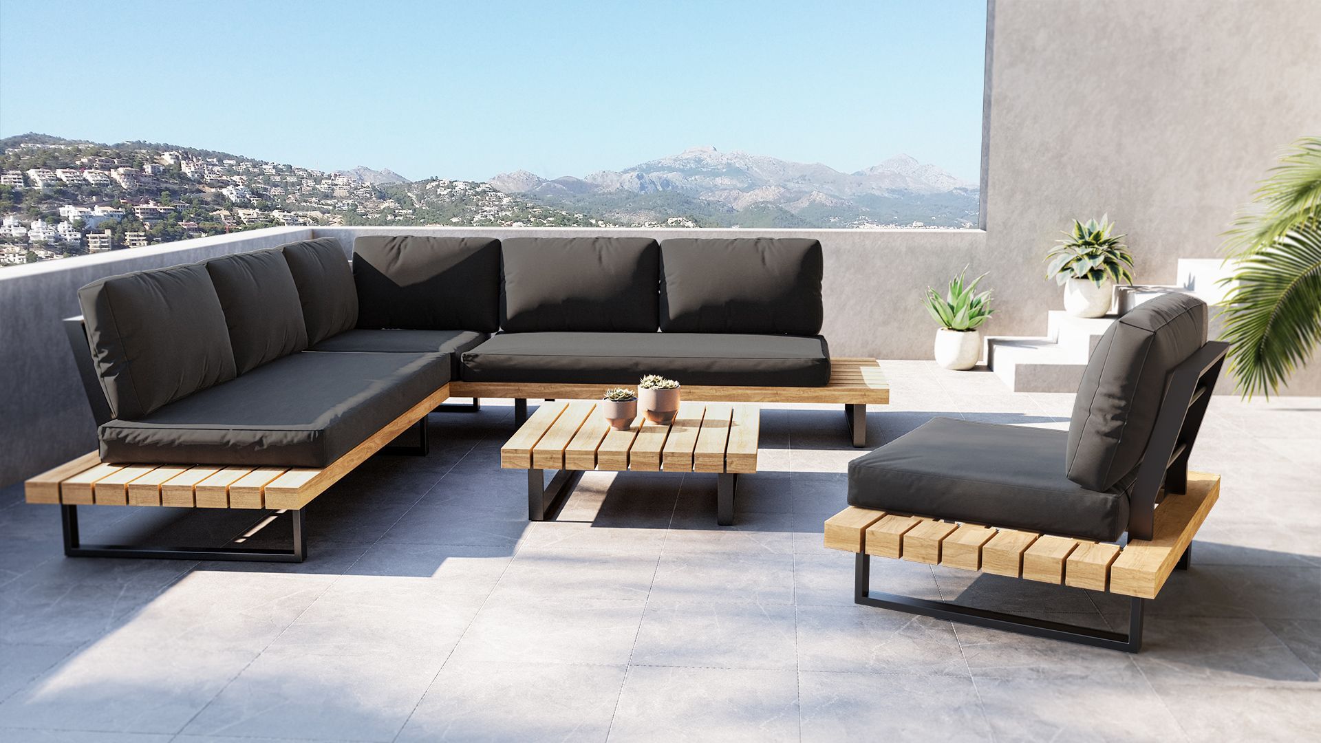 Gartenmöbel Set im Lounge Design Sedona L günstig kaufen artelia.de