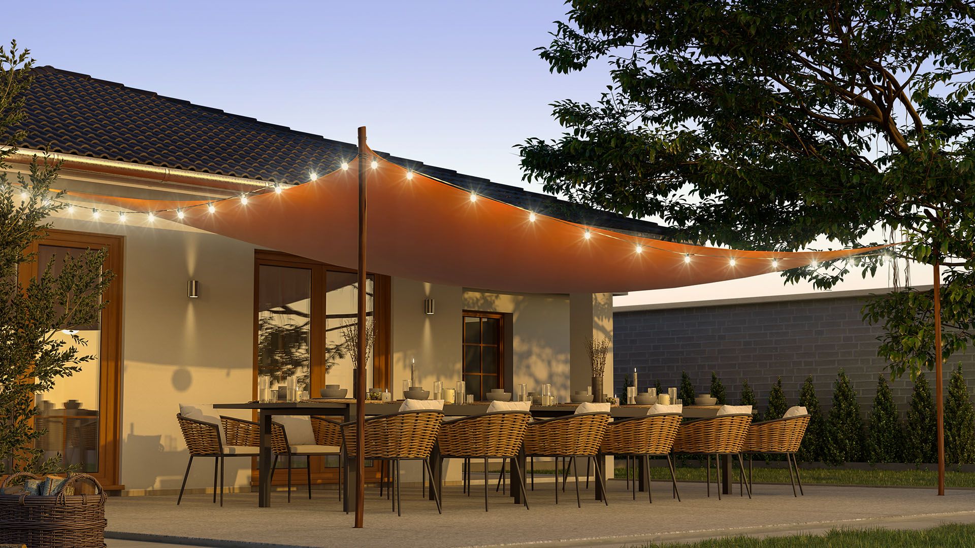 Sonnensegel für Garten, Terrasse oder Balkon kaufen! Das Sonnensegel in