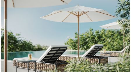 Sonnenschirm Dominica, ohne Schirmständer 