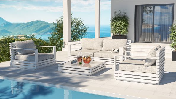 Gartenmöbel Lounge Set Ethna artelia.de