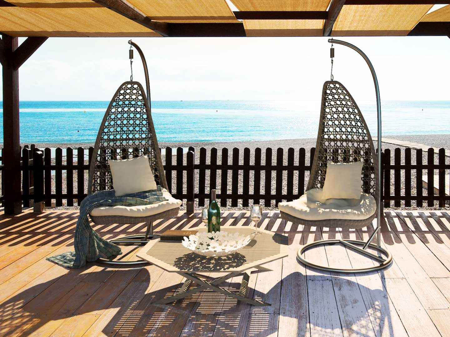 Polyrattan Hängekorbsessel Creola