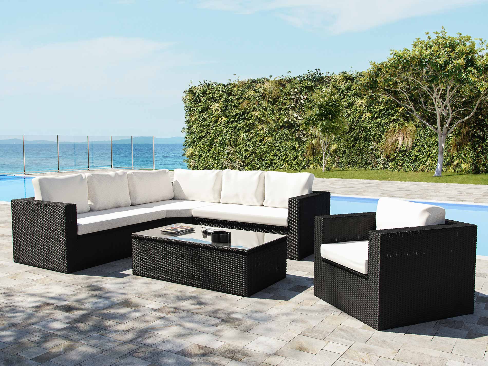 Polyrattan Sitzgruppe Limia